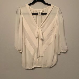 Max Studio Cream Blouse